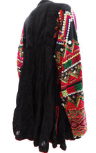 Vintage Afghani Embellished Tribal Dress, early 1990s