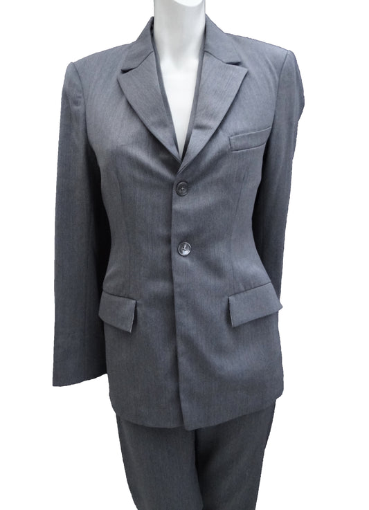 Bespoke 3-Piece Suit in Light Grey Wool, UK10