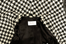 Max Mara Belted Jacket in Oversize Houndstooth Check, UK8-10