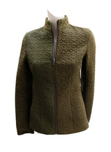 Prada Vintage Quilted Jacket in Olive Green, UK8-10