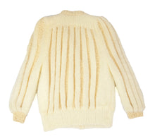1980s Vintage Mohair Knit & Crochet Cardigan Jacket, UK10-14