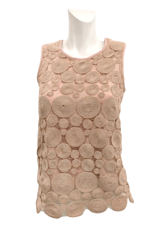 Marni Sleeveless Lace Cocktail Top, UK10