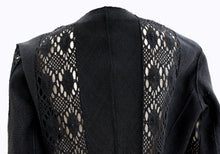 Yves Saint Laurent Vintage Black Crochet Bolero Jacket, UK12-14