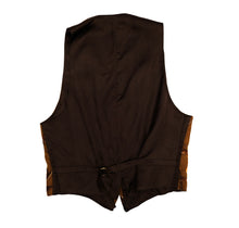 Vintage Waistcoat with Snaffle and Horsebit Print, M