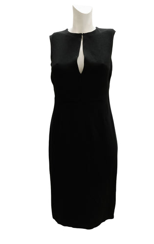 Donna Karan 1990s Vintage Minimalist Fitted Shift Dress, UK12