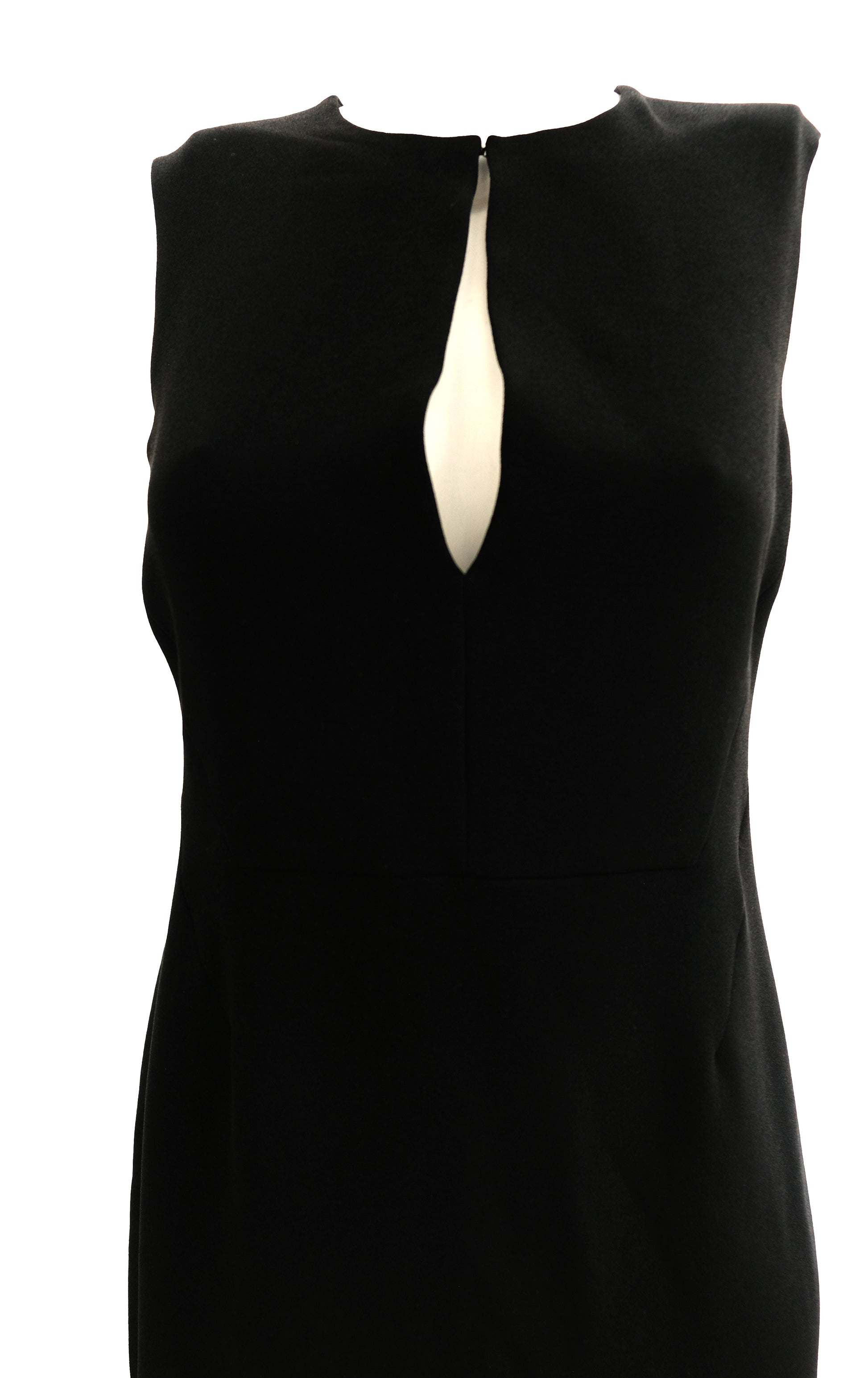 Donna Karan 1990s Vintage Minimalist Fitted Shift Dress, UK12