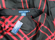 Ralph Lauren Plaid Silk Maxi Skirt with Flounce Hem, UK12
