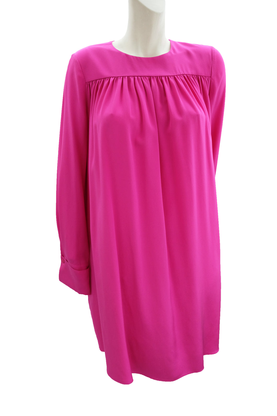 Diane von Furstenberg Pink Silk Tent Dress, UK8-10