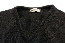 Lanvin Vintage Short Cape in Felted Black Wool, O/S