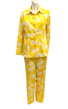 Lilly Pulitzer Bright Yellow Floral Pyjama Lounge Suit, UK12-14
