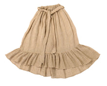 Tiered Summer Maxi Skirt in Woven  Linen, UK10-12
