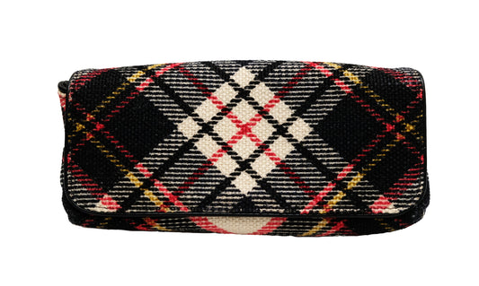 Dries van Noten Textured Plaid Clutch Bag, Small