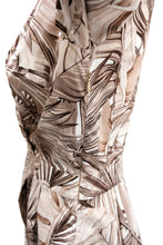 Salvatore Ferragamo Palm Print Cotton Dress, UK10