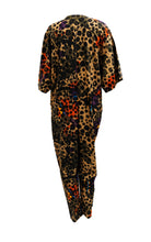 Les Copains Vintage Jumpsuit in Multicoloured Leopard Print, UK10-12