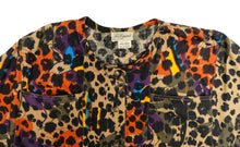 Les Copains Vintage Jumpsuit in Multicoloured Leopard Print, UK10-12