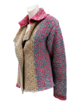 Dries van Noten Chunky Hand Knitted Multicoloured Jacket, UK10-12