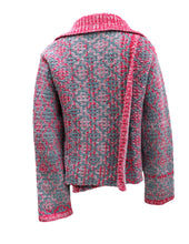 Dries van Noten Chunky Hand Knitted Multicoloured Jacket, UK10-12