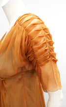 Alberta Ferretti Layered Chiffon Dress with Matching Stole, UK8