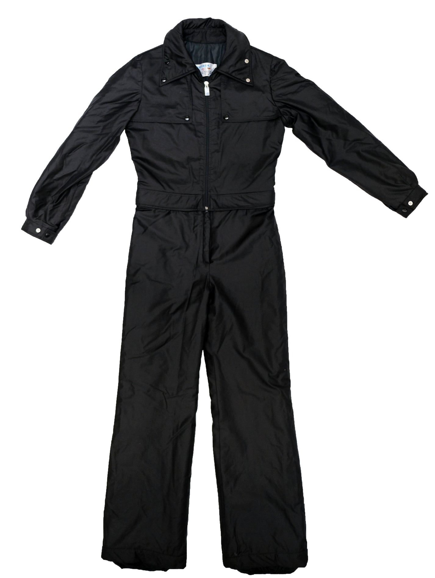 Skimer Vintage Detachable All in One Ski Suit in Black, UK10 – Menage ...