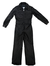 Skimer Vintage Detachable All in One Ski Suit in Black, UK10