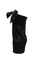 Bill Blass Vintage Strapless Black Cocktail Dress with Bows, XS