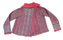 Dries van Noten Chunky Hand Knitted Multicoloured Jacket, UK10-12