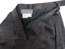 Gina Vintage Crocodile Jacket and Black Silk Trousers, UK12