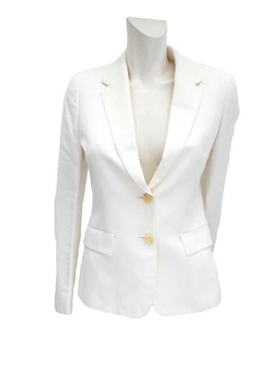 Max Mara White Summer Jacket, UK10