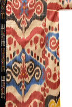 Antique Uzbek Ikat Silk Tunic