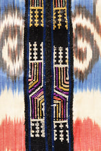 Antique Uzbek Ikat Silk Tunic