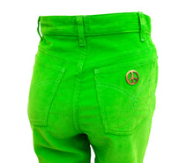 Moschino Jeans in Lime Green Needlecord, UK10