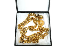 Chanel 1980s Vintage Gold Tone Chain Belt
