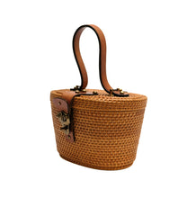 Etienne Aigner Vintage Wicker Basket