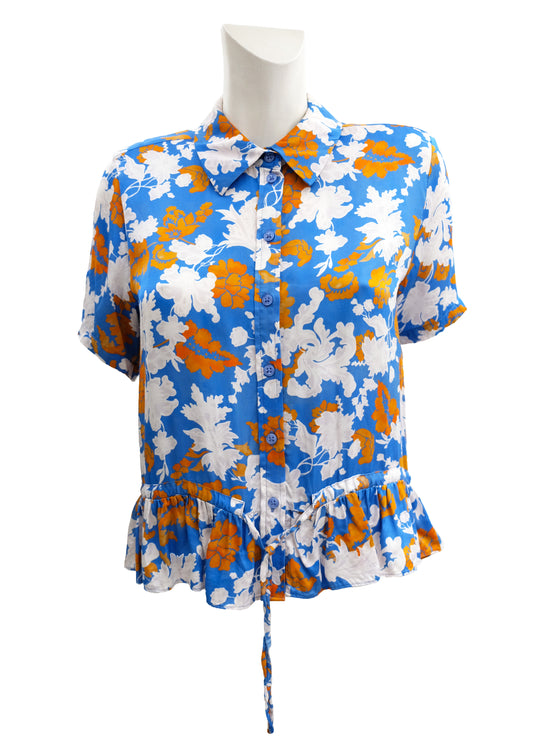 Stine Goya Short Sleeved Floral blouse, M