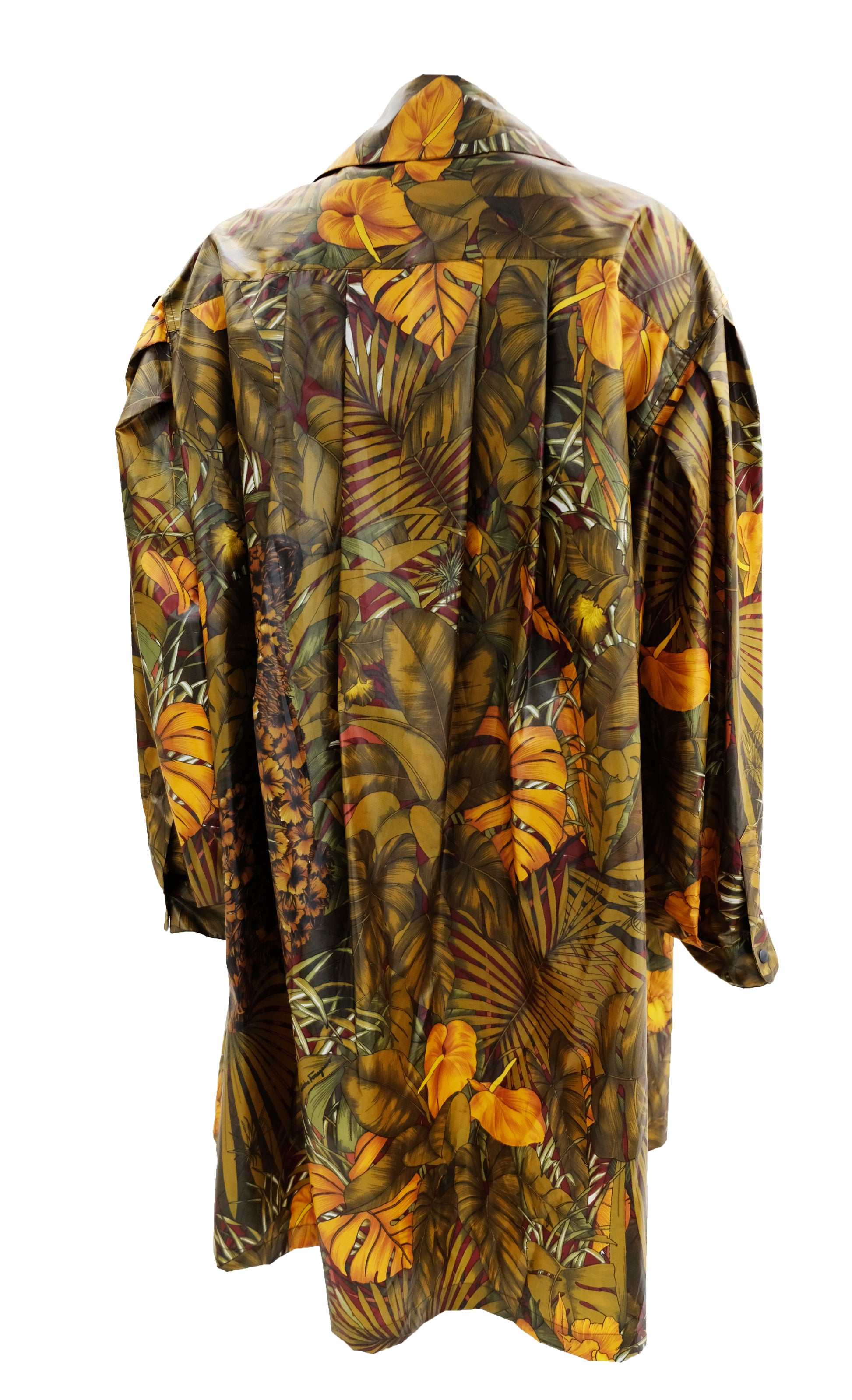 Salvatore Ferragamo Jungle Print Swing Coat, One Size