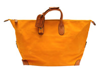 Bric's Travel Bag in Marigold Faux Leather, Medium
