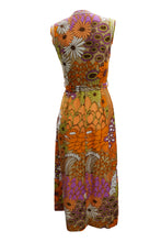 Gerald Davies Vintage  Trippy Floral Summer Dress, UK8-10