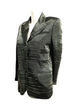 Jean Paul Gaultier Vintage Metallic Thread Silver Jacket, UK12