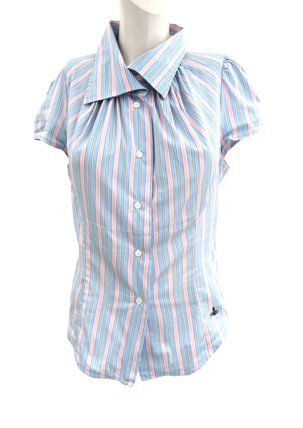 Vivienne Westwood Anglomania Candy Stripe Shirt, UK12