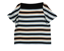 Marc Jacobs Skirt Set in Striped Silk, UK8-10