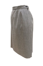 Yves Saint Laurent Vintage Navy Houndstooth Skirt Suit, UK10-12