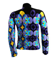 Issey Miyake Cauliflower Collection High Neck Top with Geometric Pattern, UK10
