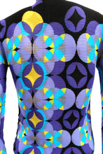 Issey Miyake Cauliflower Collection High Neck Top with Geometric Pattern, UK10