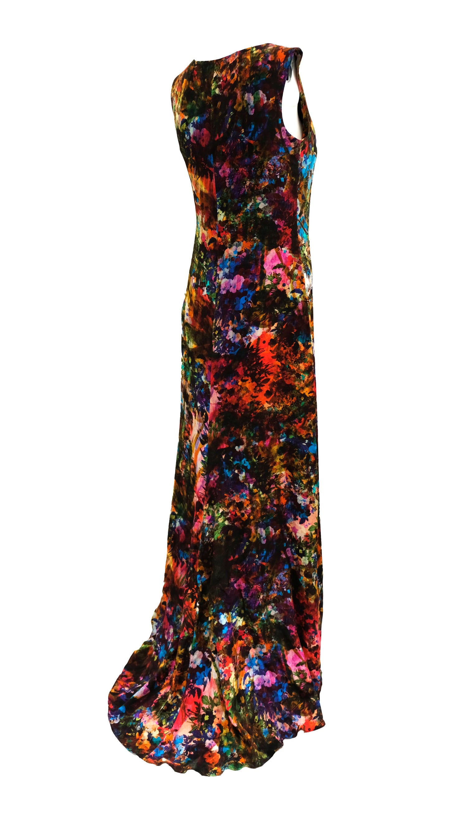 Erdem Evening Gown in Floral Silk with Matching Stole, UK8