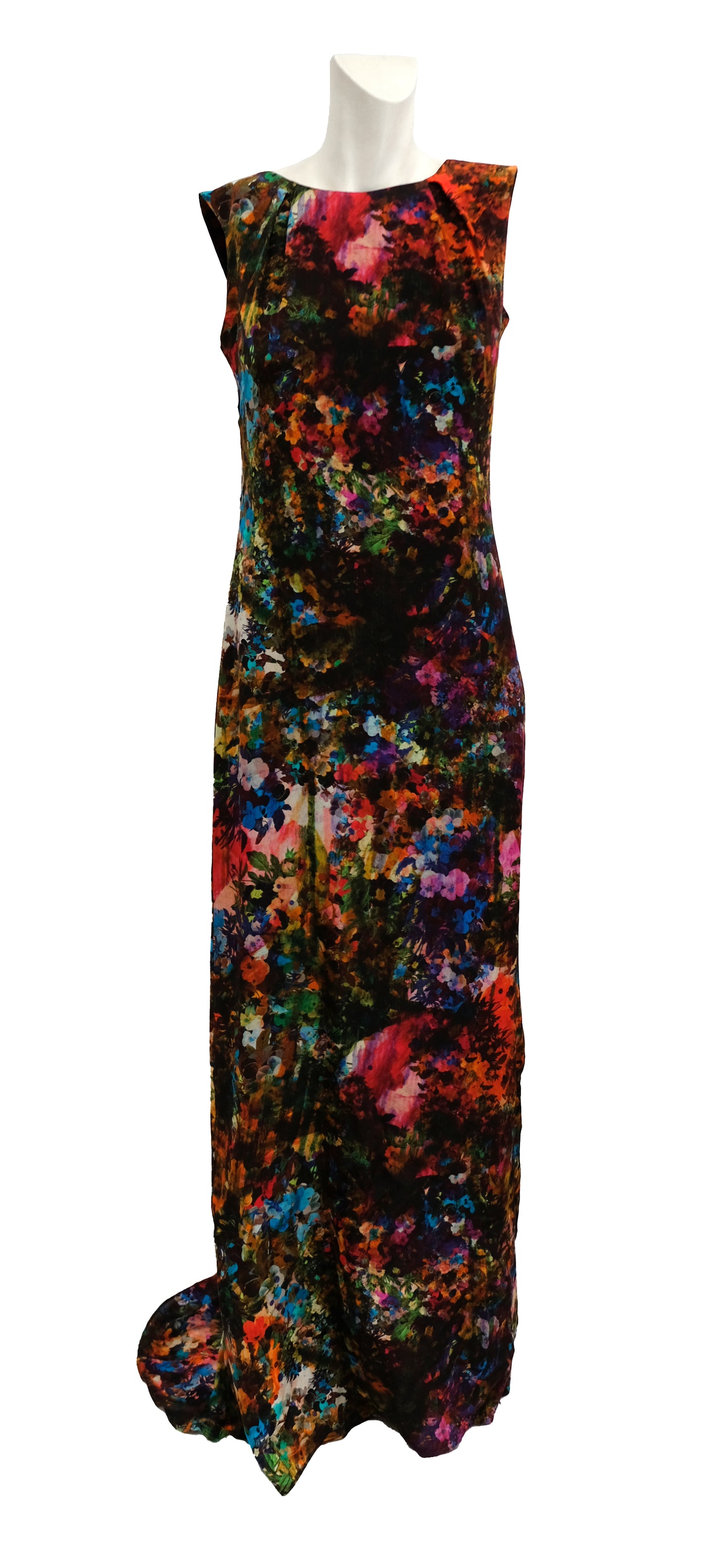 Erdem Evening Gown in Floral Silk with Matching Stole, UK8