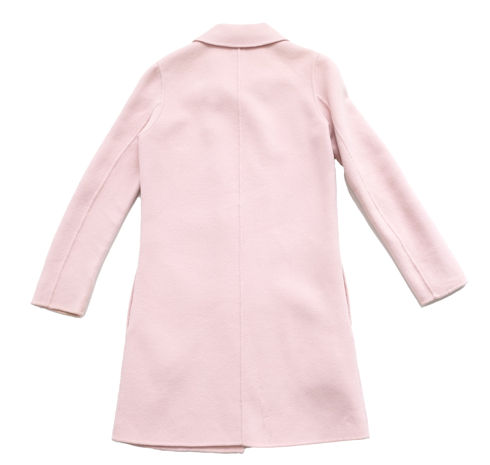 Joseph Princess Line Coat in Baby Pink Red Wool & Cashmere, UK8