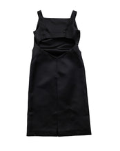 Tom Ford Gucci Vintage Backless Sheath Dress in Black Satin, UK8