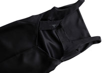 Tom Ford Gucci Vintage Backless Sheath Dress in Black Satin, UK8