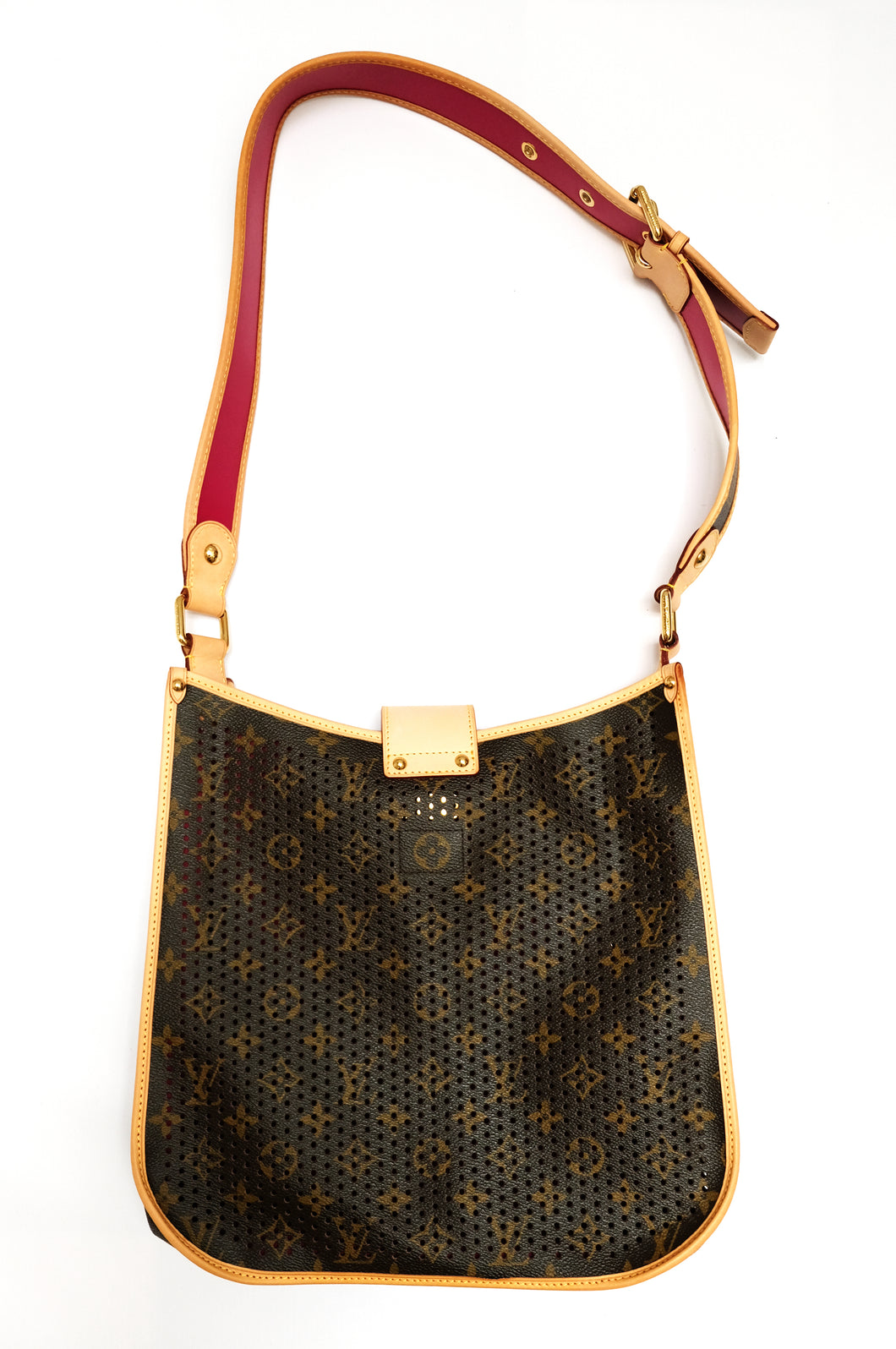 Louis Vuitton Limited Edition Fuchsia Monogram Perforated Musette