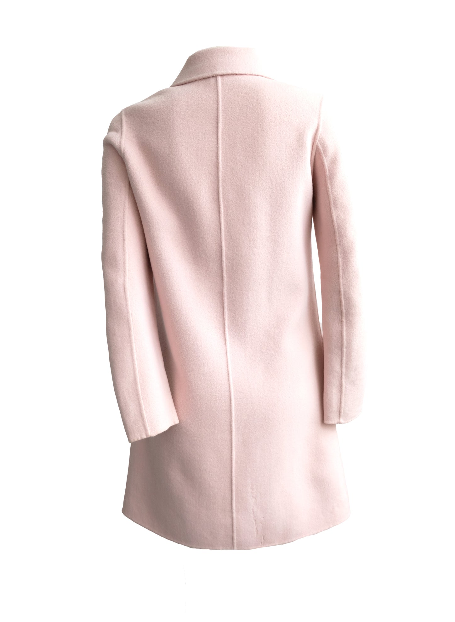 Joseph Princess Line Coat in Baby Pink Red Wool & Cashmere, UK8